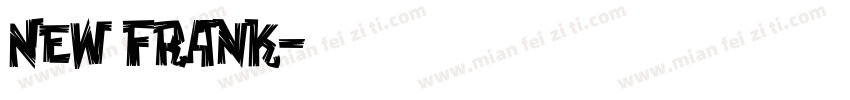 New Frank字体转换
